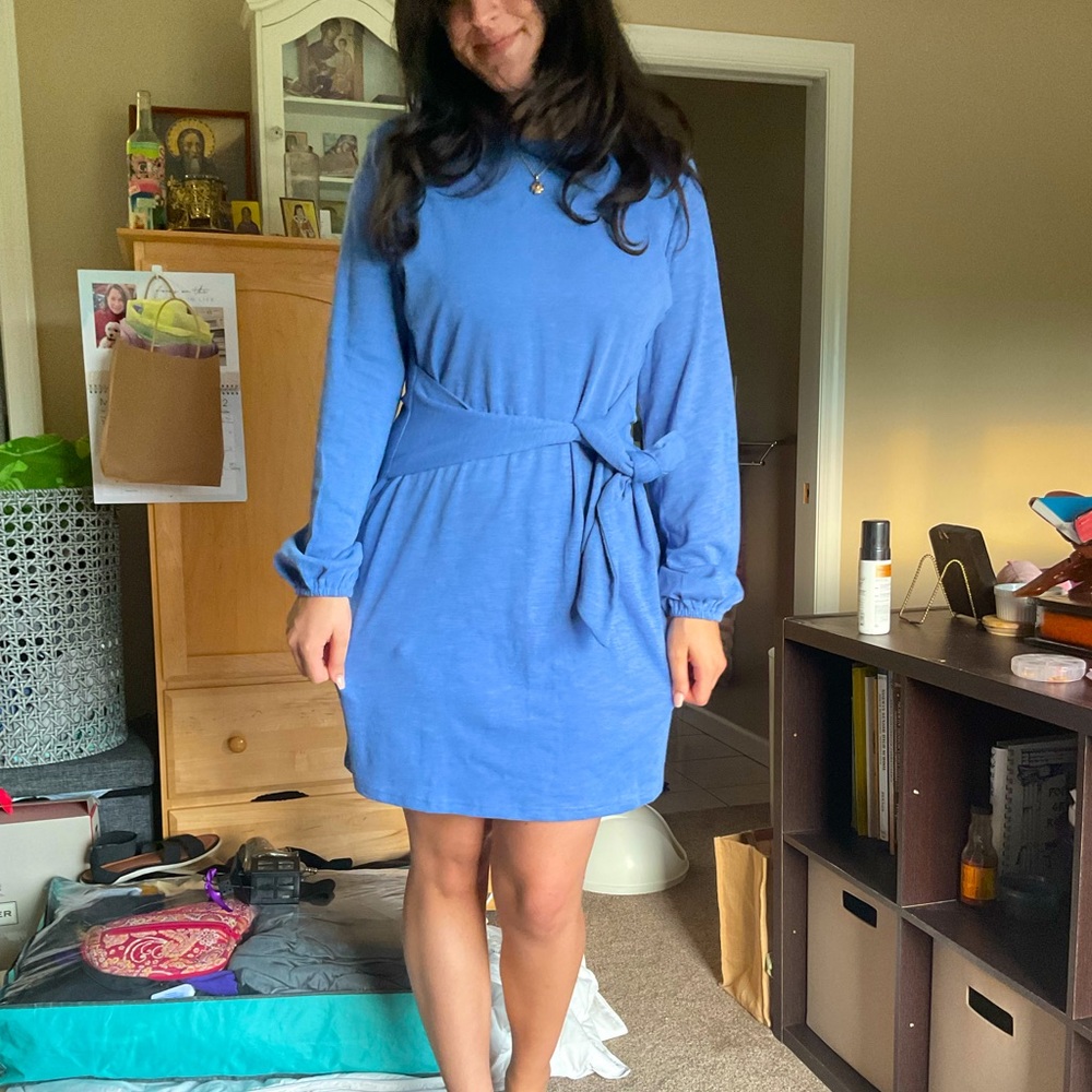 Periwinkle brunch dress